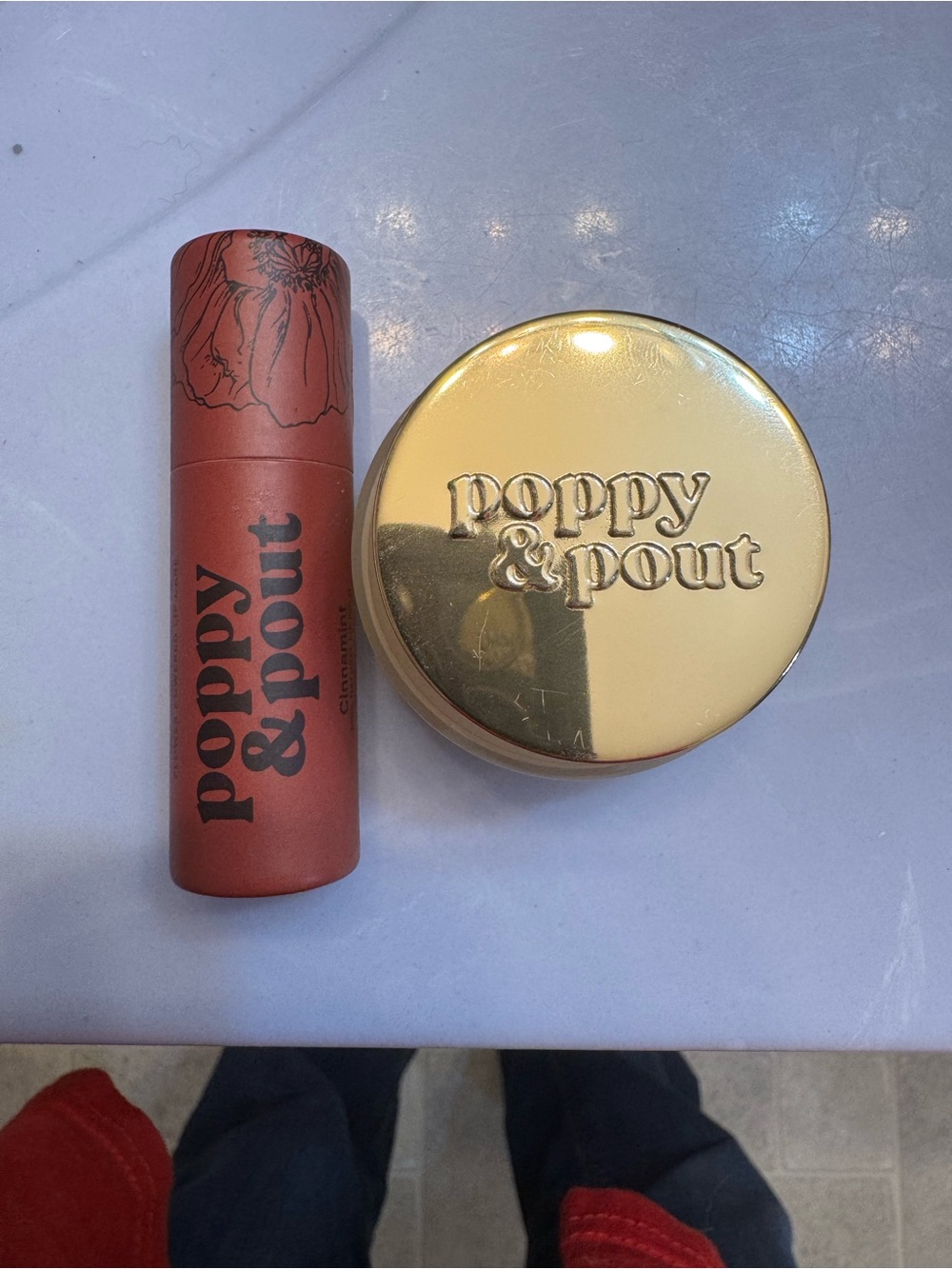 Poppy & Pout Lip Scrub and Lip Balm